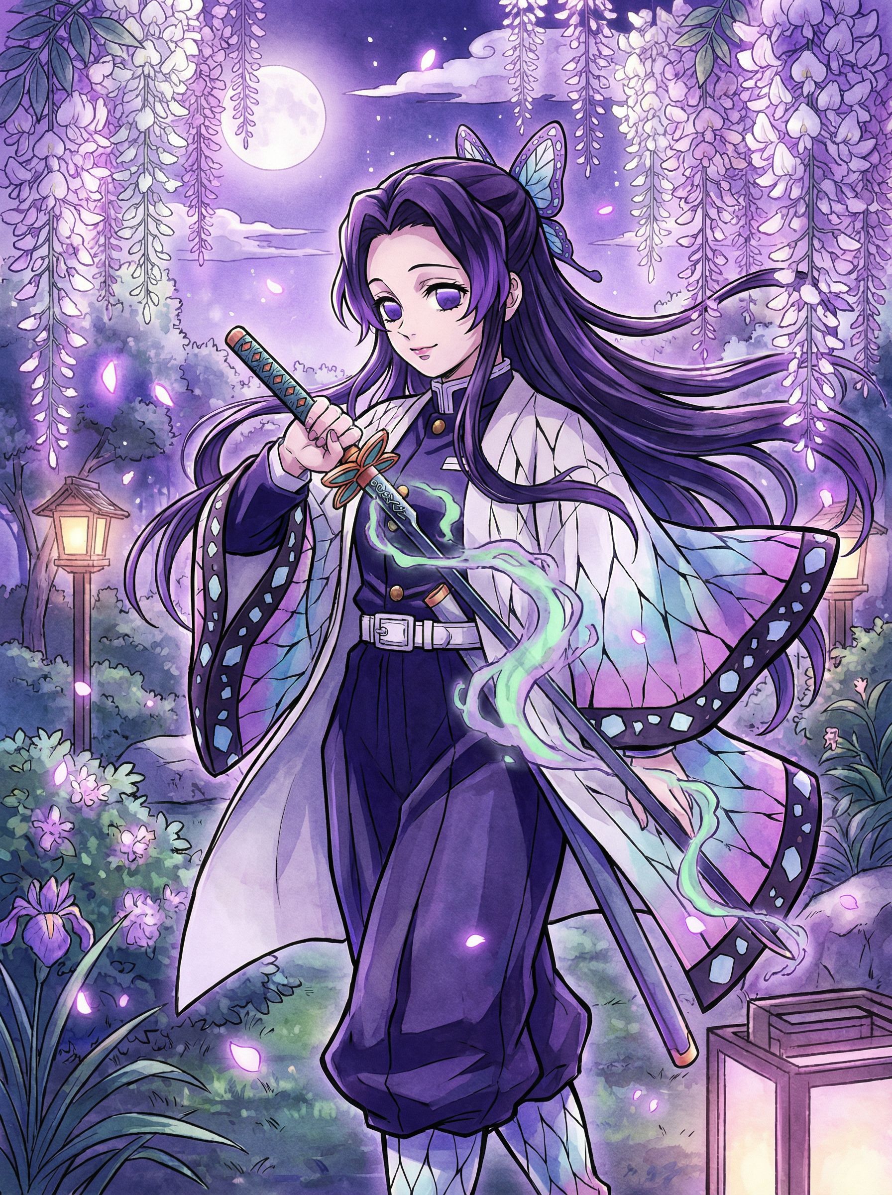 四虎视频动漫-蝶之舞紫藤花园