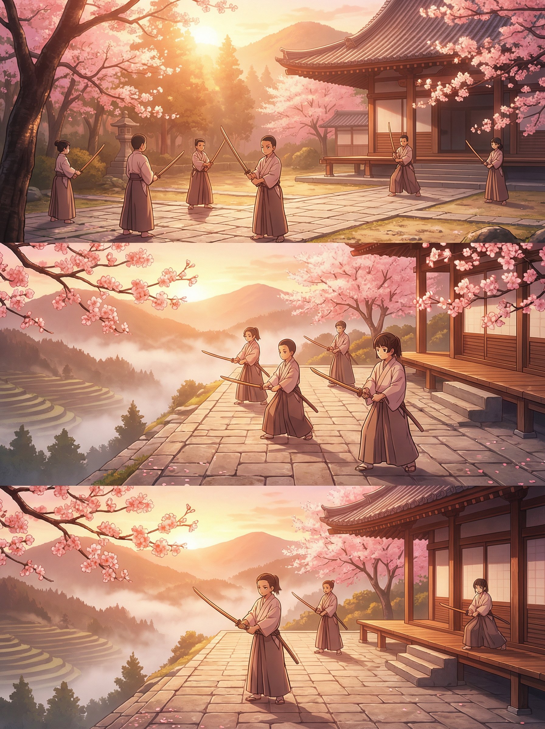 四虎视频动漫-晨曦修炼樱花道场